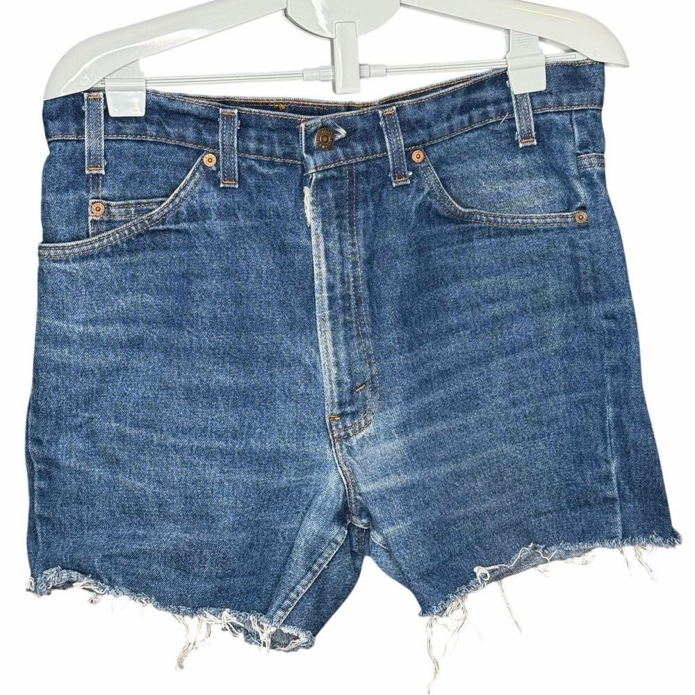 Levi’s Vintage Orange Tab Cutoff Jean Shorts 80s- Size 36